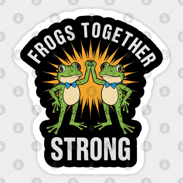 Portland-Frog Sticker by Creatifly Graphic Tees